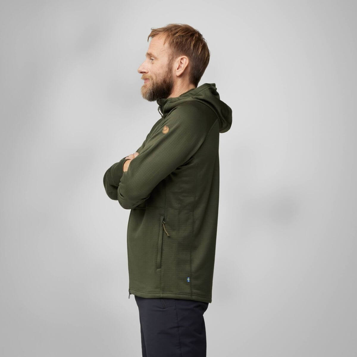 Abisko Grid Fleece Hoodie M