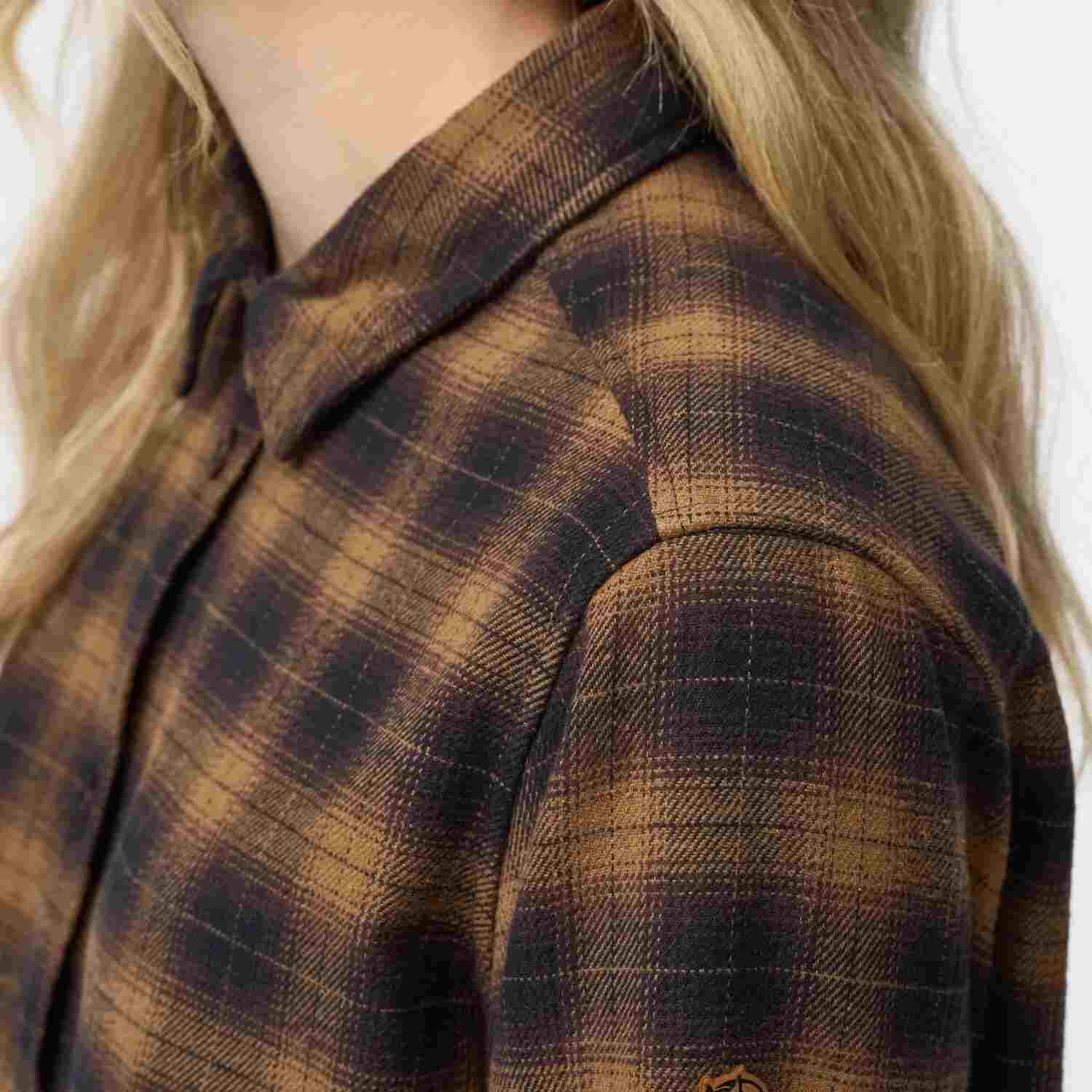 Övik Boxy Flannel Shirt W