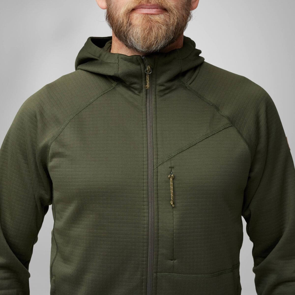 Abisko Grid Fleece Hoodie M