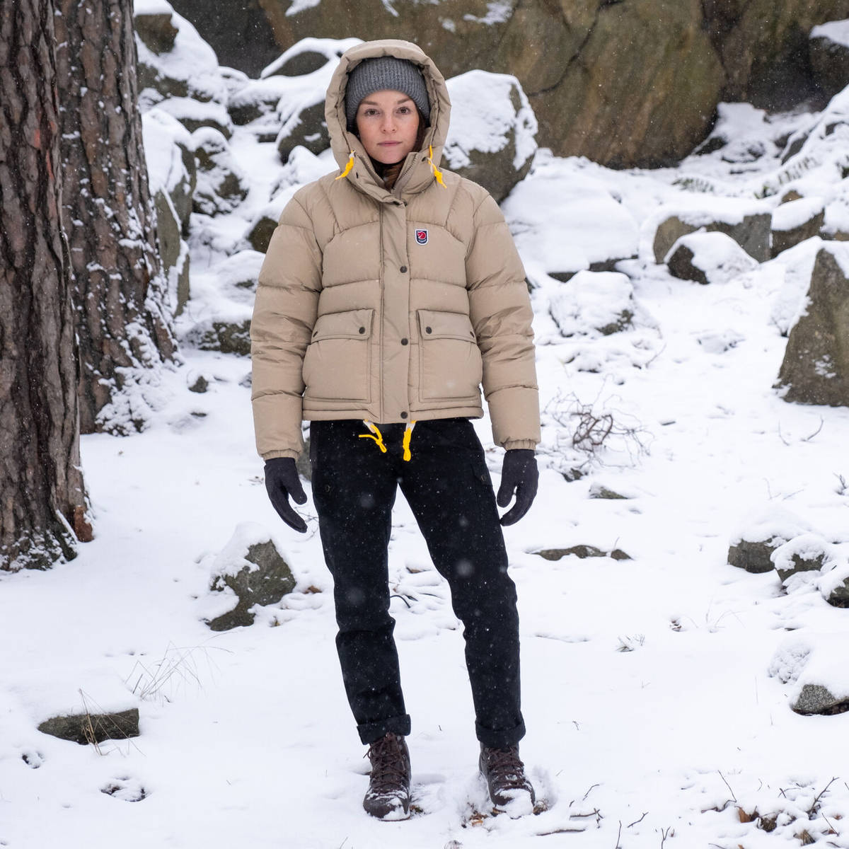 Expedition Down Cropped Jacket W