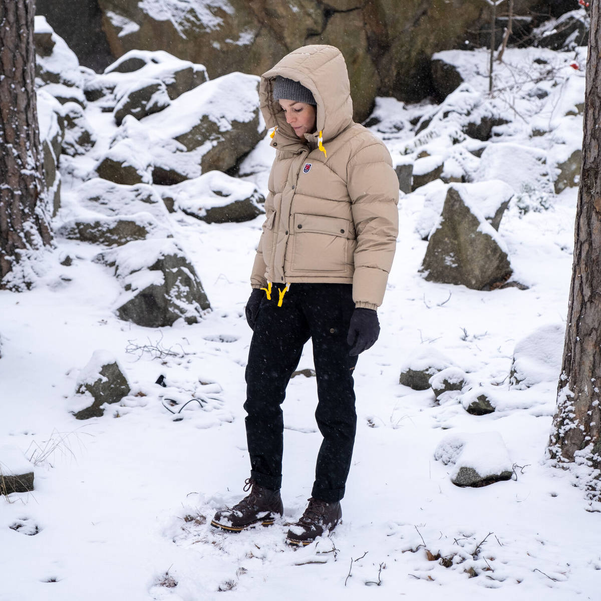 Expedition Down Cropped Jacket W