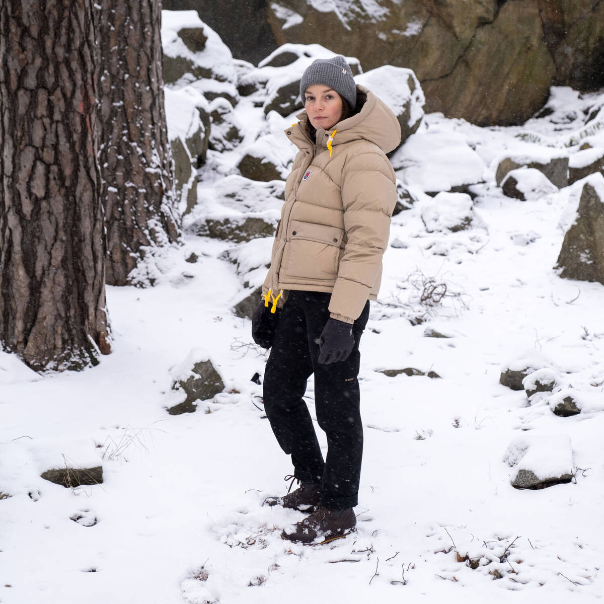 Expedition Down Cropped Jacket W